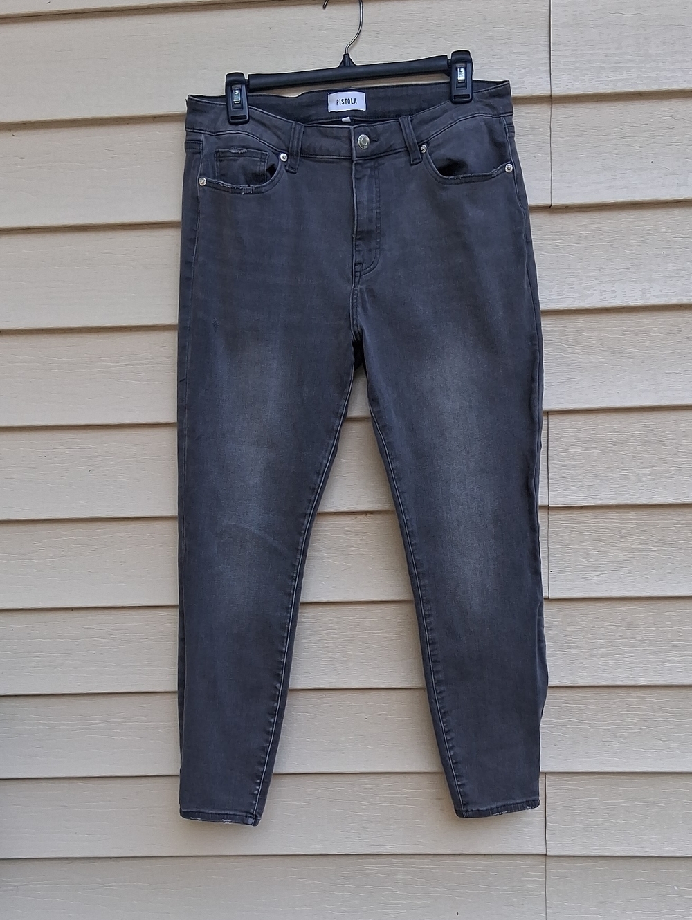 pistola Washed Charcoal Skinny Jeans